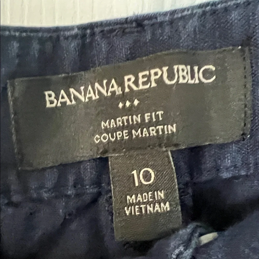 Banana Republic Women's Navy Trousers - Picture 2 of 4